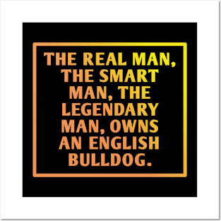 English Bulldog Posters and Art